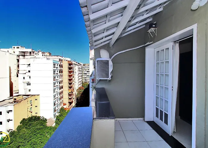 Studio Com Pequena Varanda Em Copacabana Rio de Janeiro